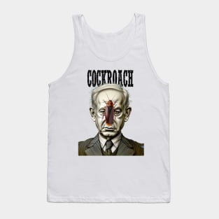 Benjamin Netanyahu: Cockroach on a light (knocked Out) background Tank Top